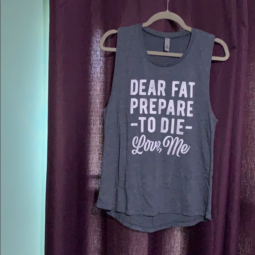 💪 muscle exercise tank top